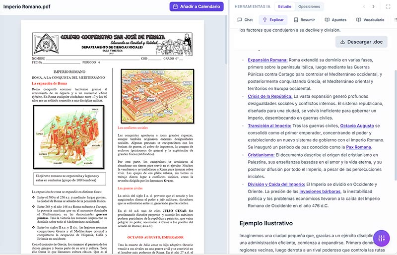 Interacción con tu Temario